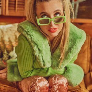 House of Sunny Women's Green Cardigan